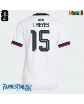 Mexic Israel Reyes #15 Echipament de Fotbal Replică Mondial 2026 Femei Deplasare